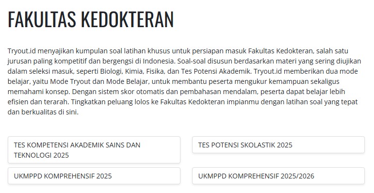 Memahami Pola Soal Tryout Fakultas Kedokteran: Biologi, Kimia, hingga Fisika untuk Lolos Seleksi 2026